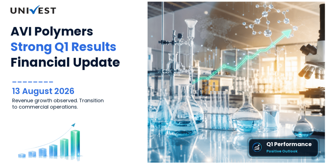 AVI Polymers Q1 FY27 Results: Revenue at Rs 66 Crore, PAT at Rs 4 Crore From Newly Commenced Operations