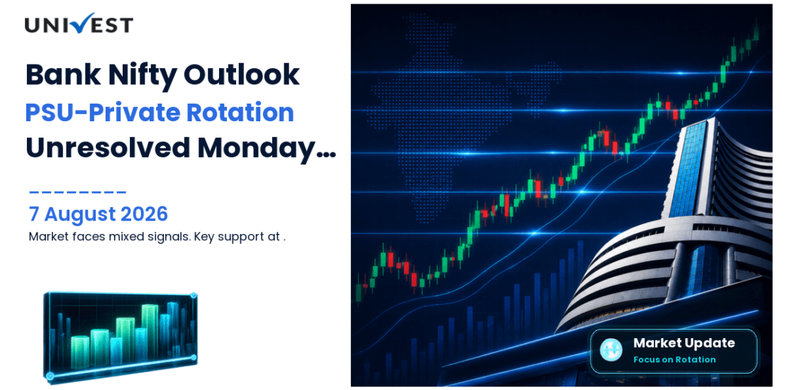 Bank Nifty Prediction for Monday, 10 August 2026: Index at 57,746 as PSU-Private Rotation Remains Unresolved Despite SBI Q1 FY27 Beat