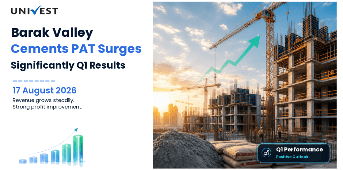Barak Valley Cements Q1 FY27 Results: Revenue Grows 6% to Rs 60 Crore, PAT Surges 130% to Rs 3 Crore