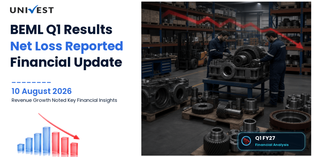 BEML Q1 FY27 Results: Revenue Rs 819 Cr, Net Loss Rs 27 Cr and Key Highlights