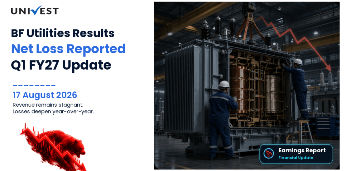 BF Utilities Q1 FY27 Results: Revenue Rs 6 Cr, Net Loss Rs 5 Cr