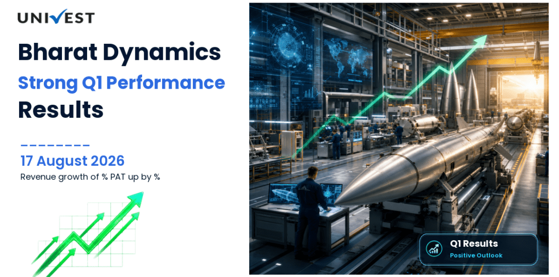 Bharat Dynamics Q1 FY27 Results: Revenue Rs 572 Cr, PAT Rs 119 Cr