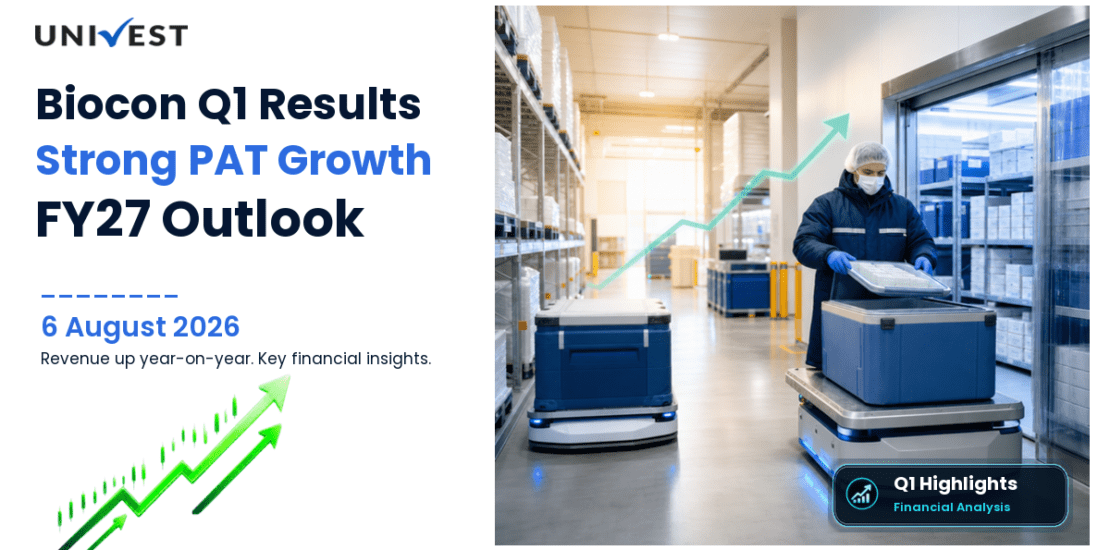 Biocon Q1 Results FY27: PAT at Rs 136 Cr for June 2026 Quarter