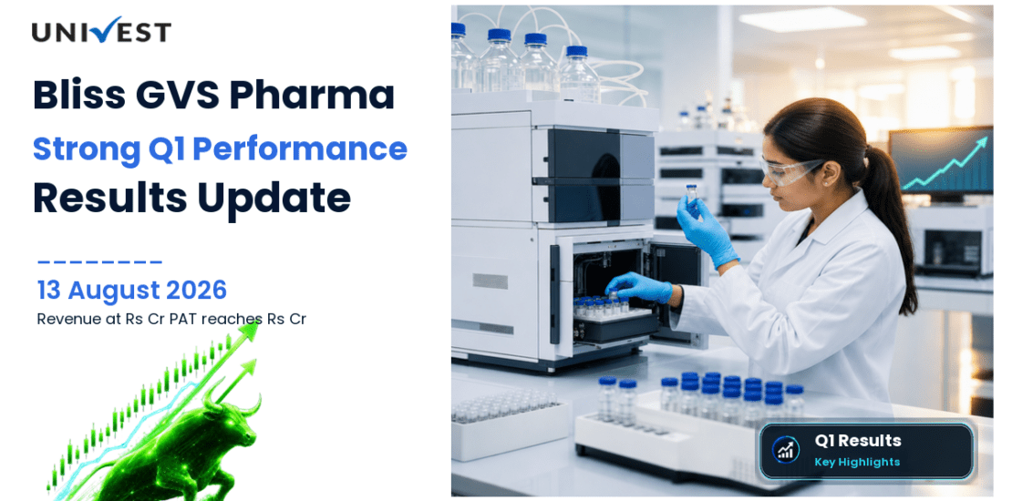 Bliss GVS Pharma Q1 FY27 Results: Revenue Rs 285 Cr, PAT Rs 51 Cr and Key Highlights