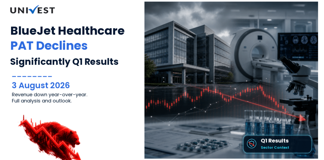 BlueJet Healthcare Q1 Results FY27: PAT at Rs 78 Cr for June 2026 Quarter