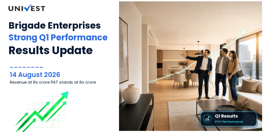 Brigade Ent Q1 Results FY27: Revenue Rs 1115 crore, PAT Rs 217 Crore