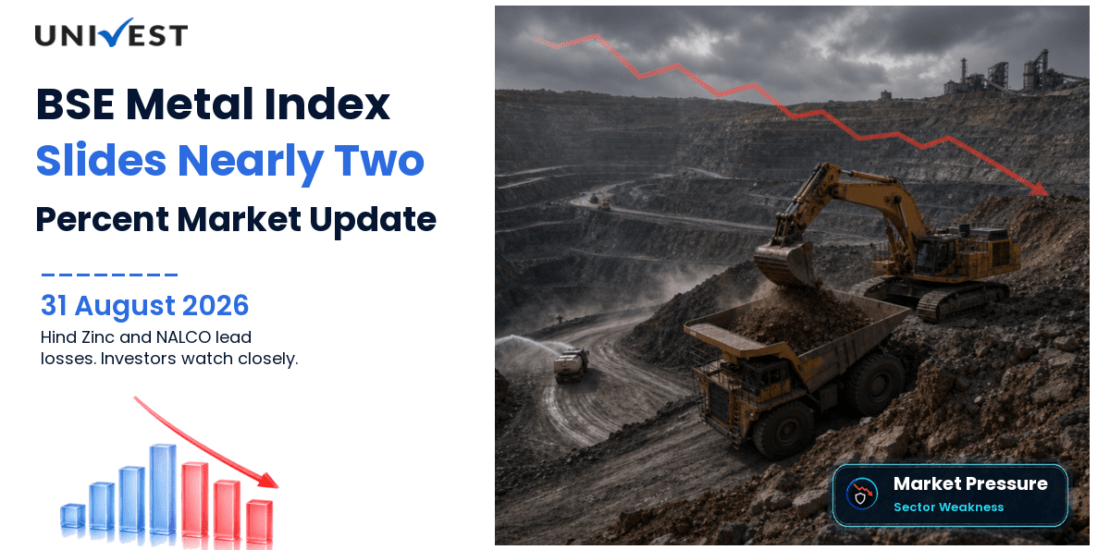 BSE Metal Index Falls Nearly 2% as Hind Zinc, NALCO Slide