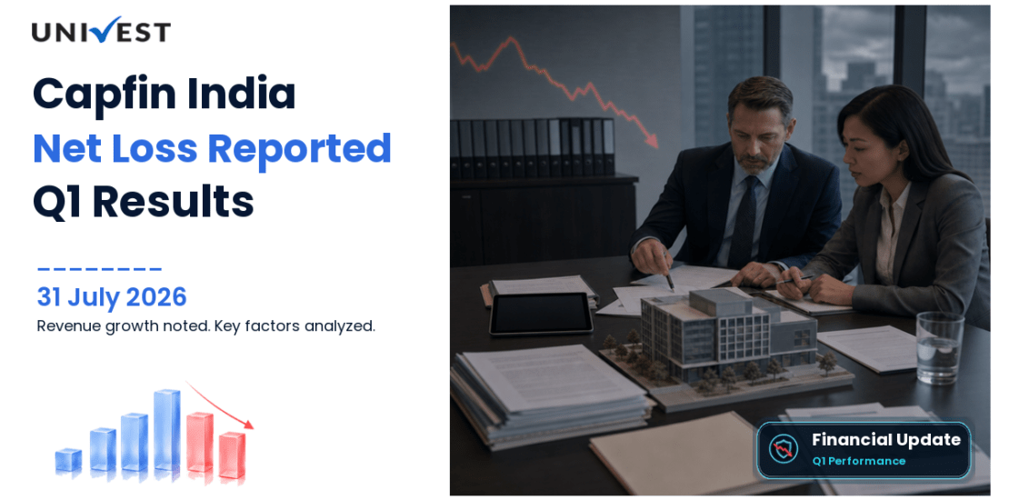 Capfin India Q1 Results FY27: Net Loss of Rs 31 Lakh for June 2026 Quarter