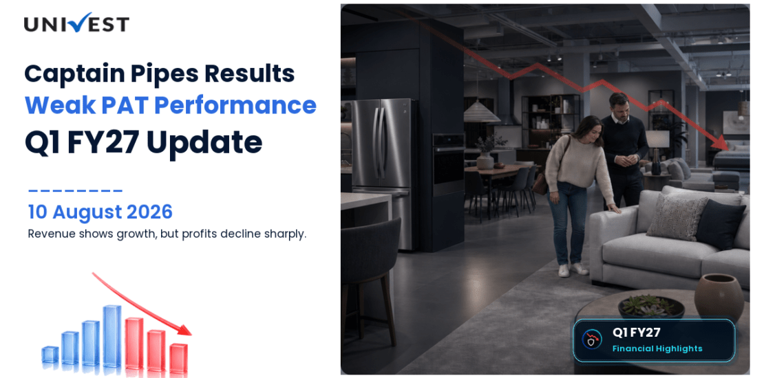 Captain Pipes Q1 FY27 Results: Revenue Rs 23 Cr, PAT Rs 0.06 Cr and Key Highlights