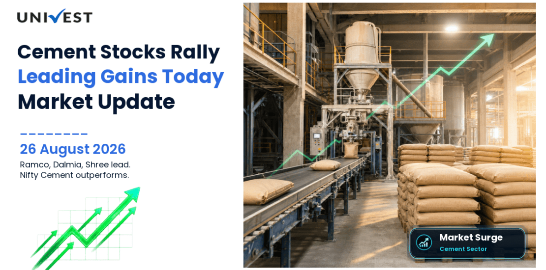 Cement Stocks Today Rally Up to 5 Percent as Ramco, Dalmia Bharat, and Shree Cement Lead Gains