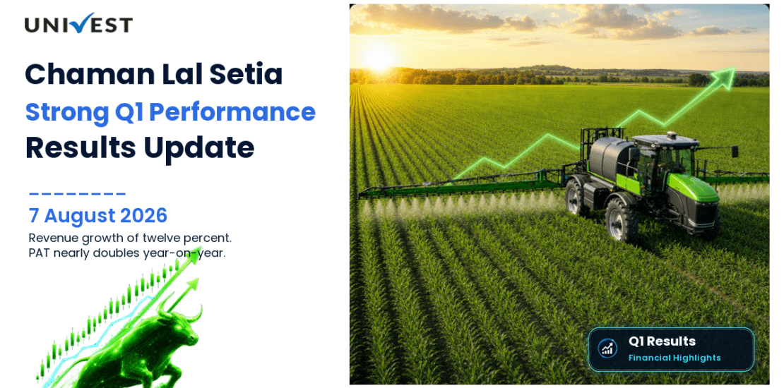 Chaman Lal Setia Q1 FY27 Results: Revenue Rs 345 Cr, PAT Rs 31 Cr and Key Highlights