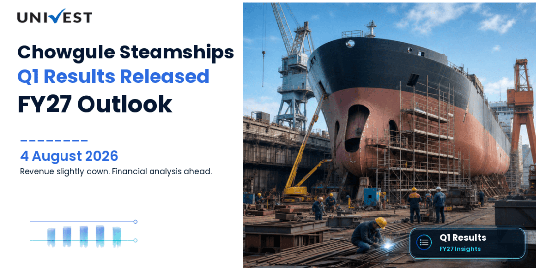 Chowgule Steamships Q1 Results FY27: PAT at Rs 64 Lakh for June 2026 Quarter