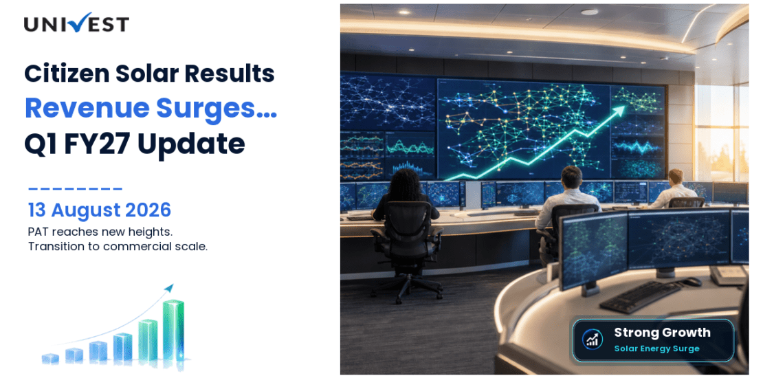 Citizen Solar Q1 FY27 Results: Revenue at Rs 76 Crore and PAT Rs 5 Crore From Newly Scaled Operations