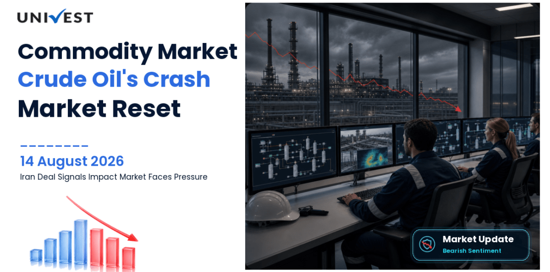 Commodity Market Prediction for Monday, 17 August 2026: Crude Oil's -1.88% Crash to Rs 7,803 Resets the Entire Commodity Market as Iran Deal Signals Emerge
