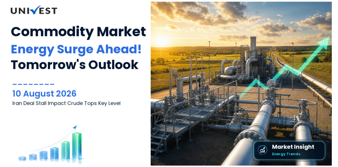 Commodity Market Prediction for Tomorrow, 11 August 2026: Iran Deal Stall Drives Energy Surge as Crude Tops Rs 7,520 and Natural Gas Jumps 3.33 Percent
