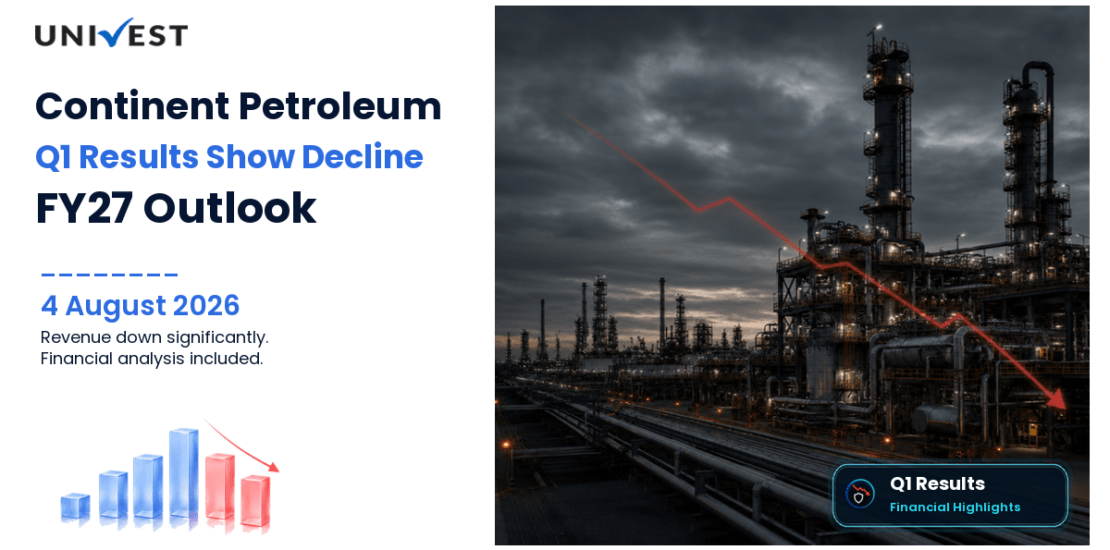 Continent Petroleum Q1 Results FY27: PAT at Rs 60 Lakh for June 2026 Quarter