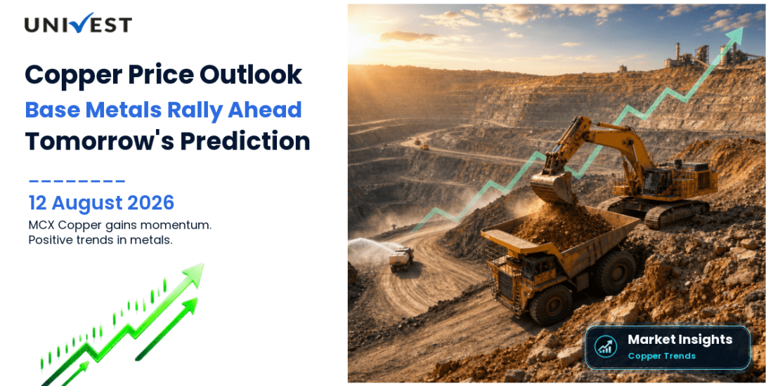 Copper Price Prediction for Tomorrow, 13 August 2026: MCX Copper Gains 0.41 Percent to Rs 1,384.75 as Base Metals Rally Alongside Precious Metals on Wednesday