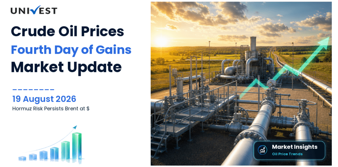 Crude Oil Price Today 19 August 2026: MCX Rs 8,178, Brent $91.28 as Hormuz Risk Persists