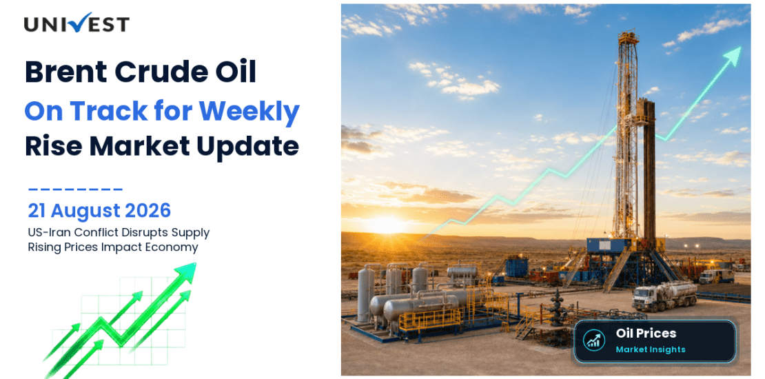 Crude Oil Price Today August 21, 2026: Brent at $93.82 Per Barrel on Track for Second Weekly Rise as US-Iran Conflict Crimps Supply