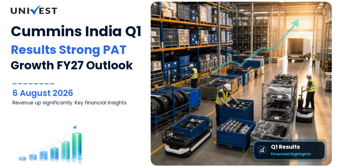 Cummins India Q1 Results FY27: PAT at Rs 519 Cr for June 2026 Quarter