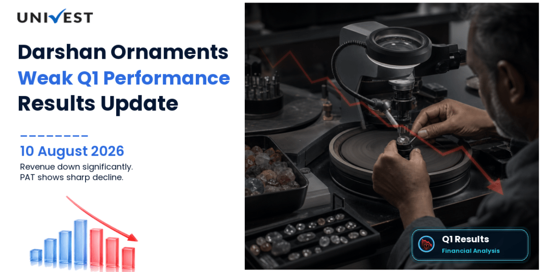 Darshan Ornaments Q1 FY27 Results: Revenue Rs 12 Cr, PAT Rs 0.05 Cr and Key Highlights