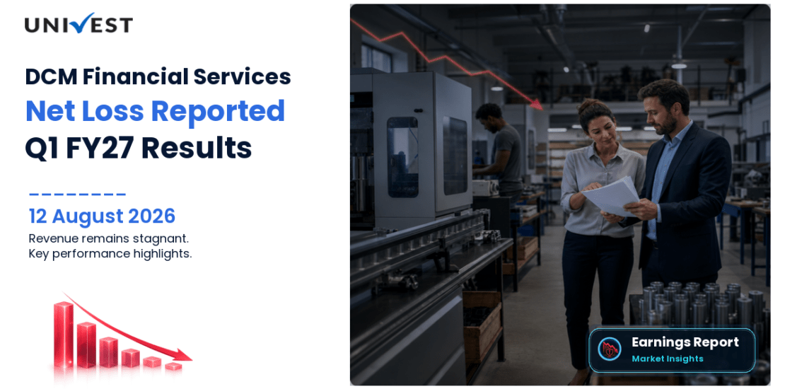 DCM Financial Services Q1 FY27 Results: Revenue Rs 0.00 Cr, Net Loss Rs 0.19 Cr and Key Highlights