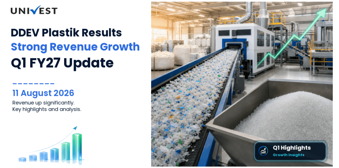 DDEV Plastik Q1 FY27 Results: Revenue Rs 989 Cr, PAT Rs 63 Cr and Key Highlights
