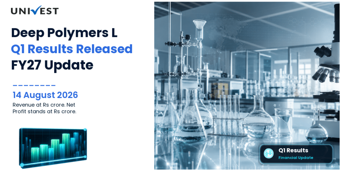 Deep Polymers L Q1 Results FY27: Revenue Rs 30 crore, Net Profit Rs 1 Crore