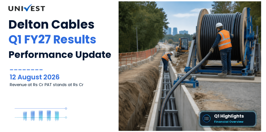 Delton Cables Q1 FY27 Results: Revenue Rs 286 Cr, PAT Rs 7 Cr and Key Highlights