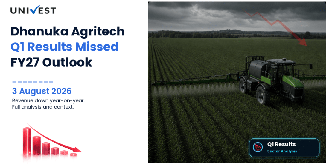 Dhanuka Agritech Q1 Results FY27: PAT at Rs 36.3 Cr for June 2026 Quarter