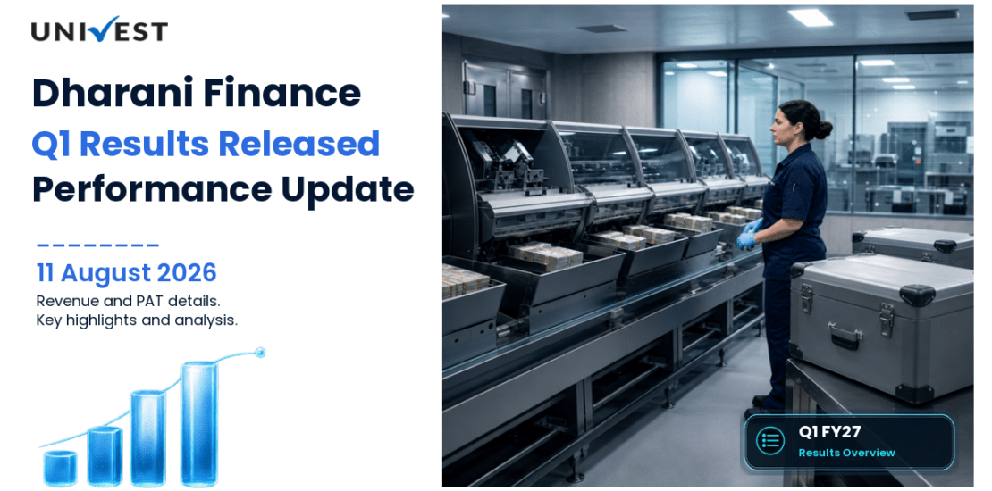 Dharani Finance Q1 FY27 Results: Revenue Rs 0.42 Cr, PAT Rs 0.20 Cr and Key Highlights