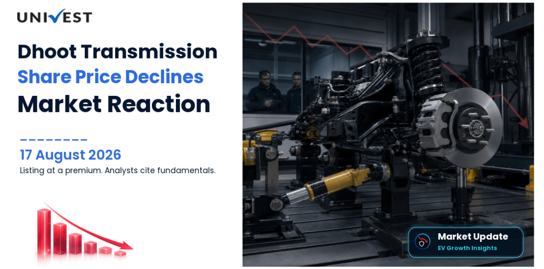 Dhoot Transmission Share Price Falls After Listing at 37 Percent Premium as Market Cools Post-Debut While Analysts Cite Strong EV and Wiring Harness Fundamentals
