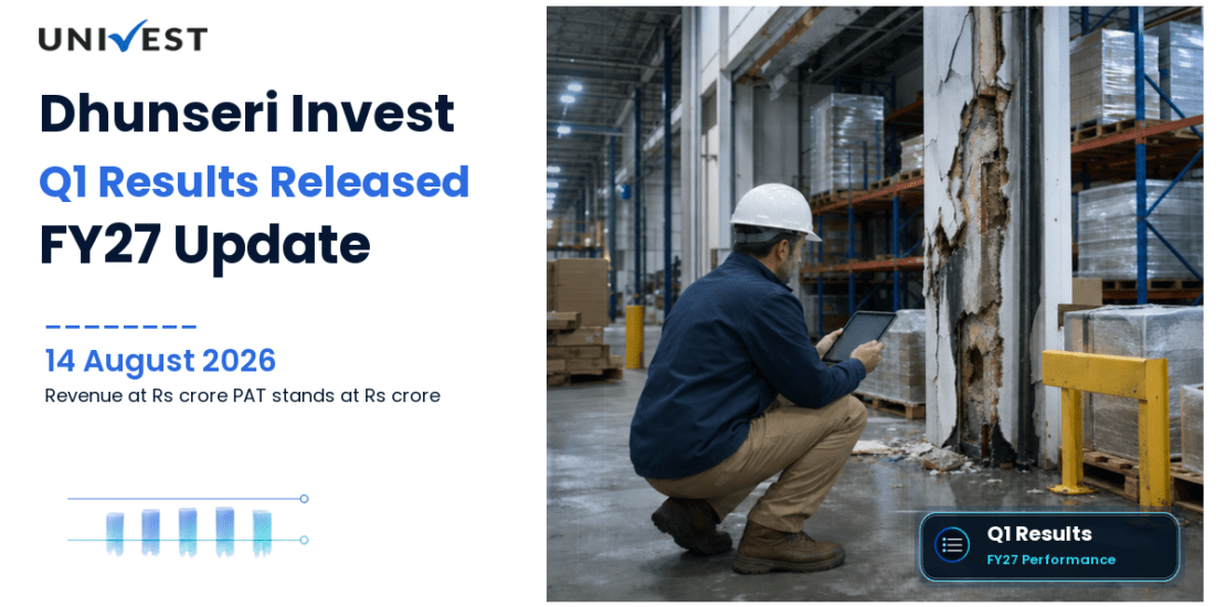 Dhunseri Invest Q1 Results FY27: Revenue Rs 258 crore, PAT Rs 70 Crore