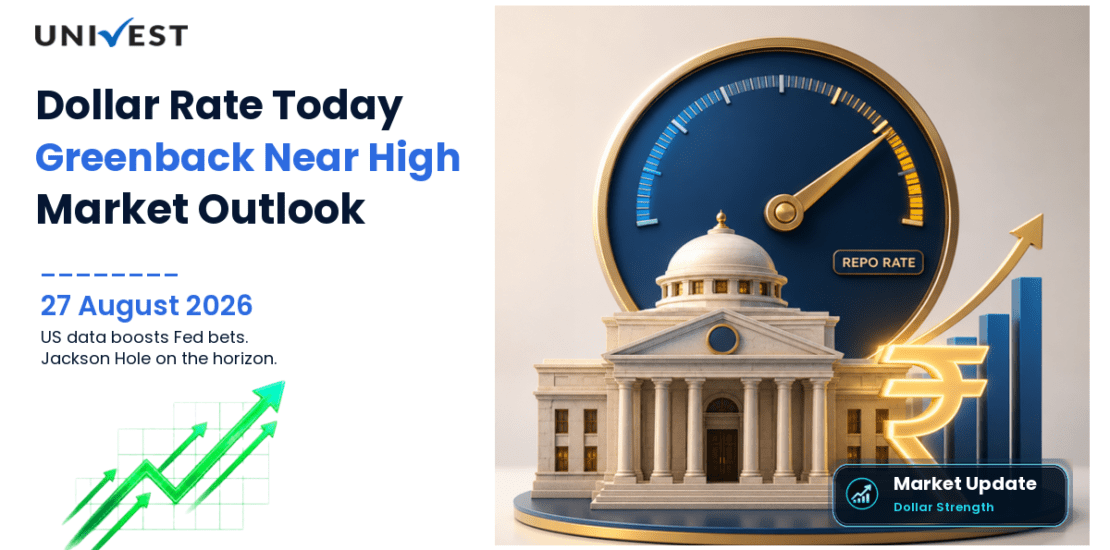 Dollar Rate Today, 27 August 2026: Greenback Holds Near Eight-Day High as US Data Lifts Fed Rate Hike Bets Ahead of Jackson Hole