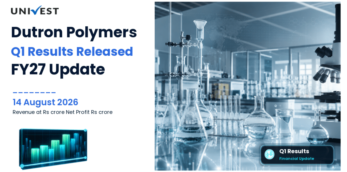 Dutron Polymers Q1 Results FY27: Revenue Rs 27 crore, Net Profit Rs 0.7 Crore