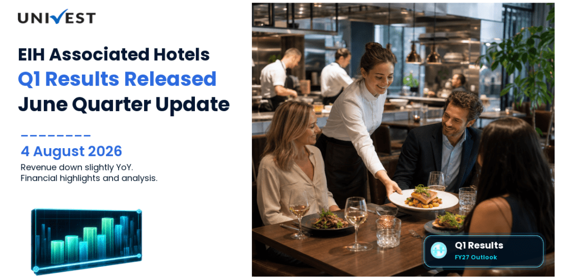 EIH Associated Hotels Q1 Results FY27: PAT at Rs 6 Cr for June 2026 Quarter
