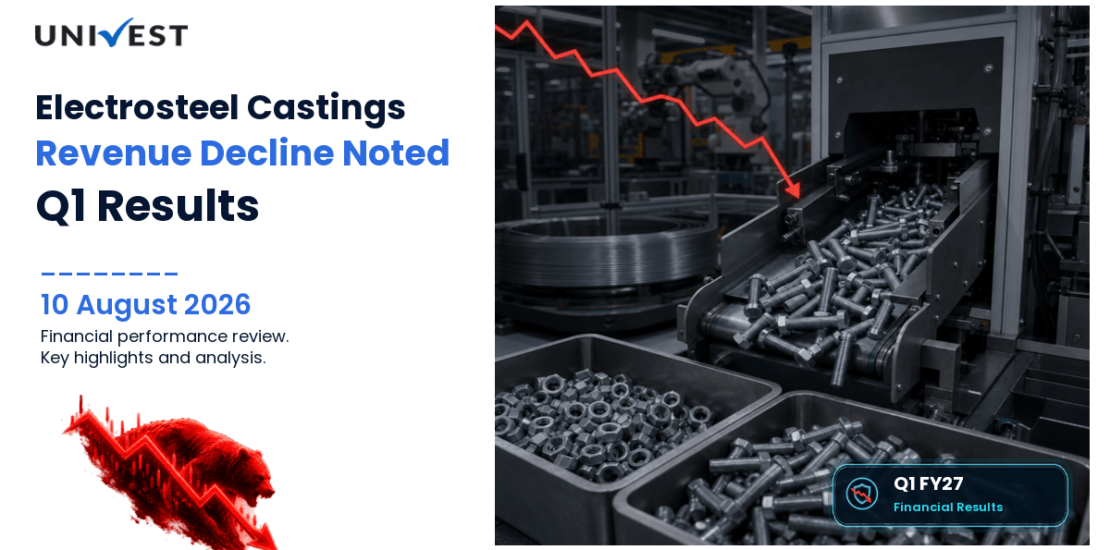 Electrosteel Castings Q1 FY27 Results: Revenue Rs 1,425 Cr, PAT Rs 48 Cr and Key Highlights