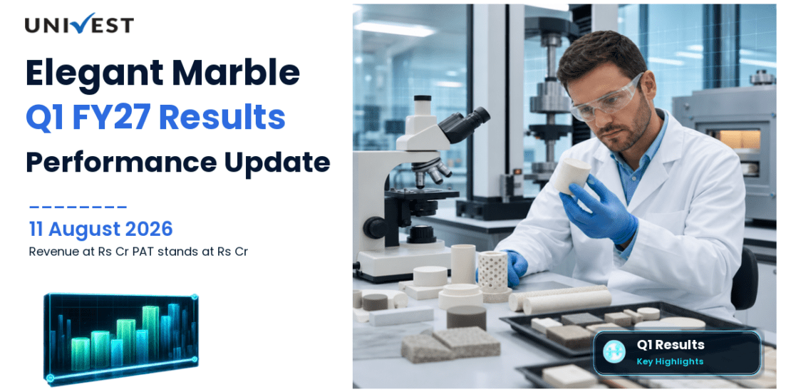 Elegant Marble Q1 FY27 Results: Revenue Rs 6 Cr, PAT Rs 0.66 Cr and Key Highlights