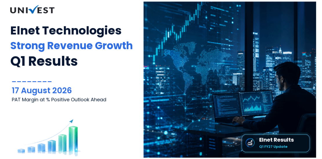 Elnet Technologies Q1 FY27 Results: Revenue Grows 11% to Rs 6 Crore, PAT Holds at Rs 5 Crore