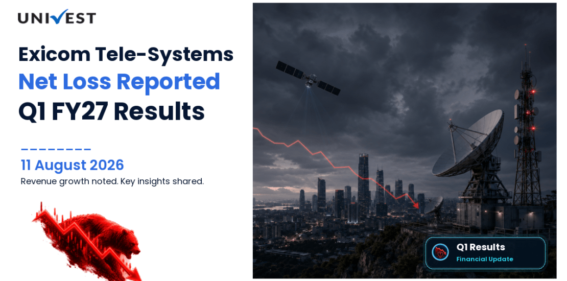 Exicom Tele-Systems Q1 FY27 Results: Revenue Rs 331 Cr, Net Loss Rs 73 Cr and Key Highlights