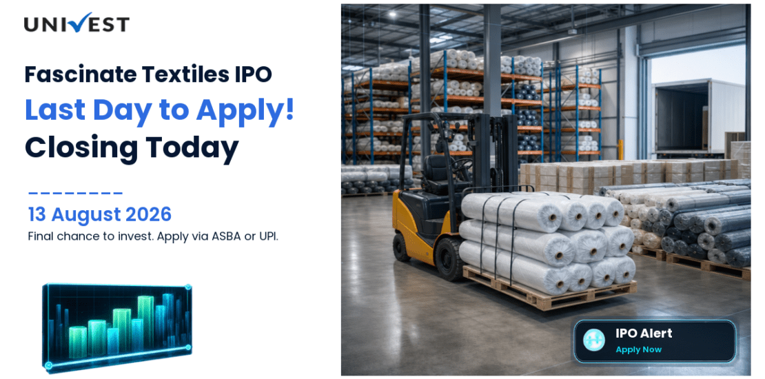 Fascinate Textiles Initial Public Offering Closes Today 13 August 2026: Last Day to Apply for BSE SME Textiles Company IPO