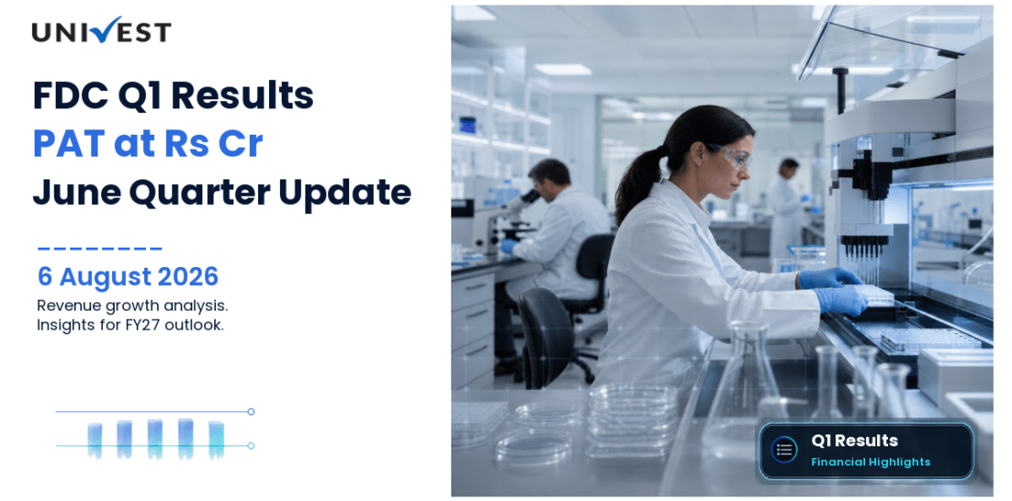 FDC Q1 Results FY27: PAT at Rs 132 Cr for June 2026 Quarter
