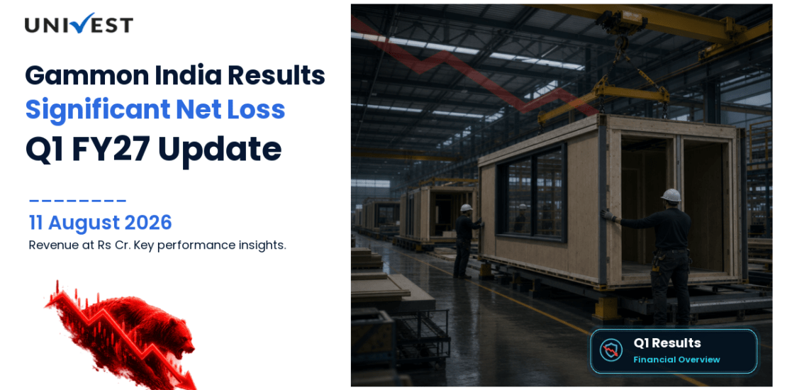 Gammon India Q1 FY27 Results: Revenue Rs 2 Cr, Net Loss Rs 372 Cr and Key Highlights