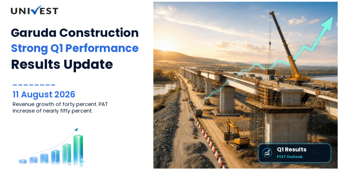 Garuda Construction Q1 FY27 Results: Revenue Rs 175 Cr, PAT Rs 41 Cr and Key Highlights