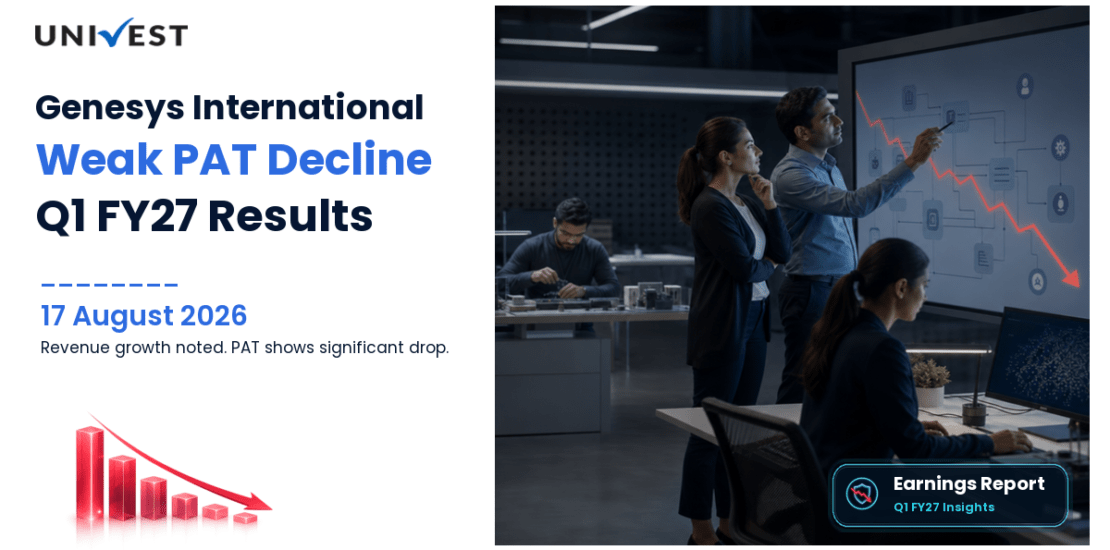 Genesys Int Q1 FY27 Results: Revenue Rs 81 Cr, PAT Rs 5 Cr
