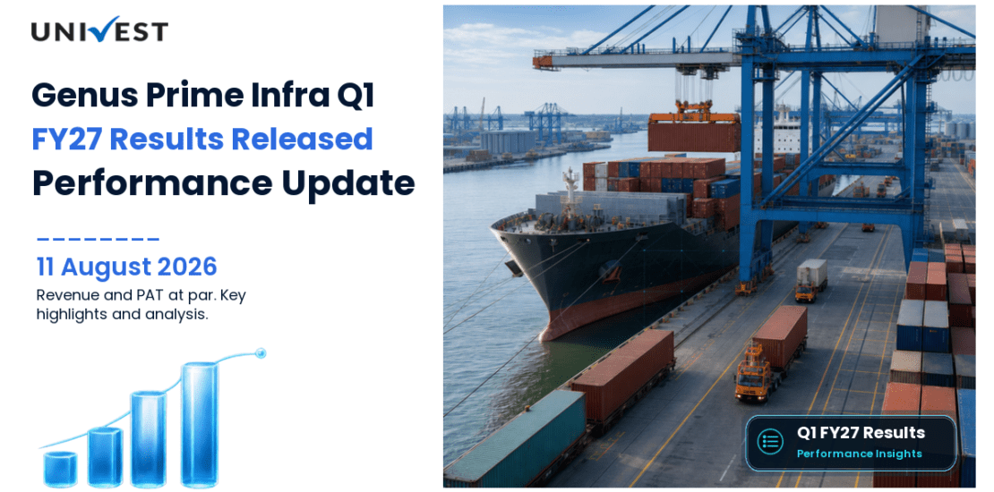 Genus Prime Infra Q1 FY27 Results: Revenue Rs 1 Cr, PAT Rs 1 Cr and Key Highlights