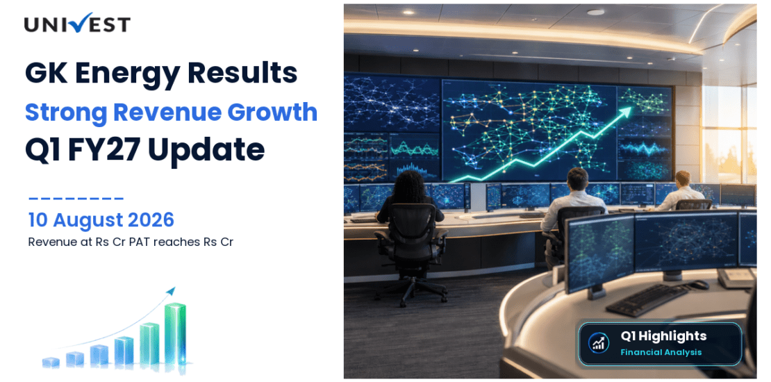 GK Energy Q1 FY27 Results: Revenue Rs 505 Cr, PAT Rs 59 Cr and Key Highlights