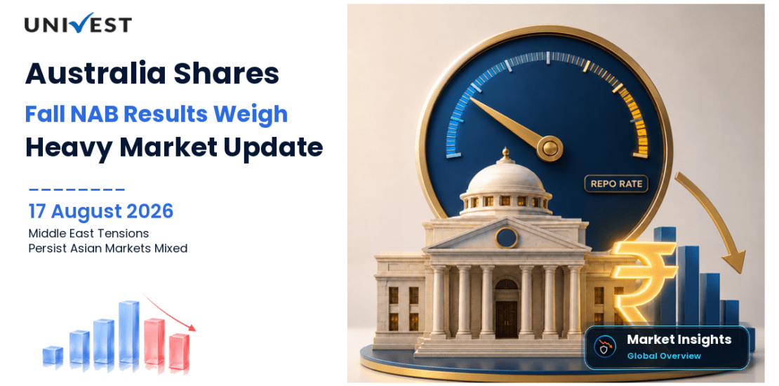 Global Markets Today on 17 August 2026 See Australia Shares Fall as NAB Results Offset Miner Gains While Middle East Tensions Drag on Broader Risk Appetite