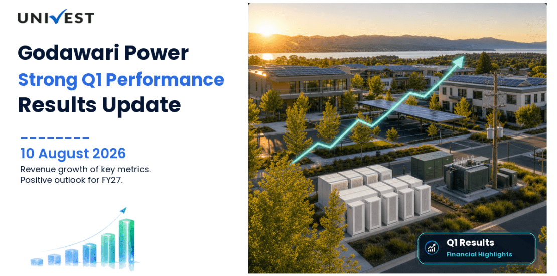Godawari Power Q1 FY27 Results: Revenue Rs 1,750 Cr, PAT Rs 217 Cr and Key Highlights