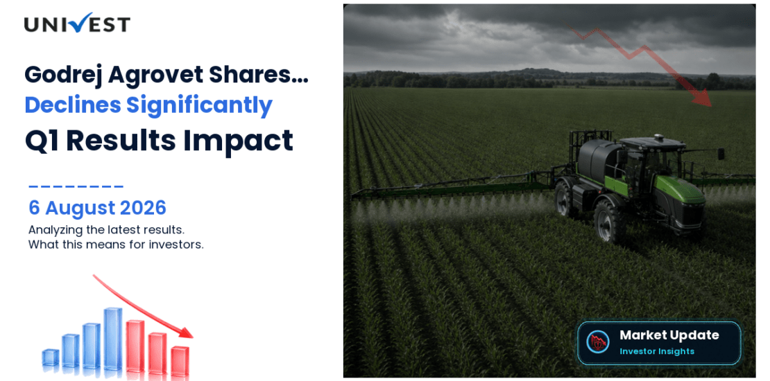 Godrej Agrovet Share Price Falls 4.34% After Q1 FY27 Results